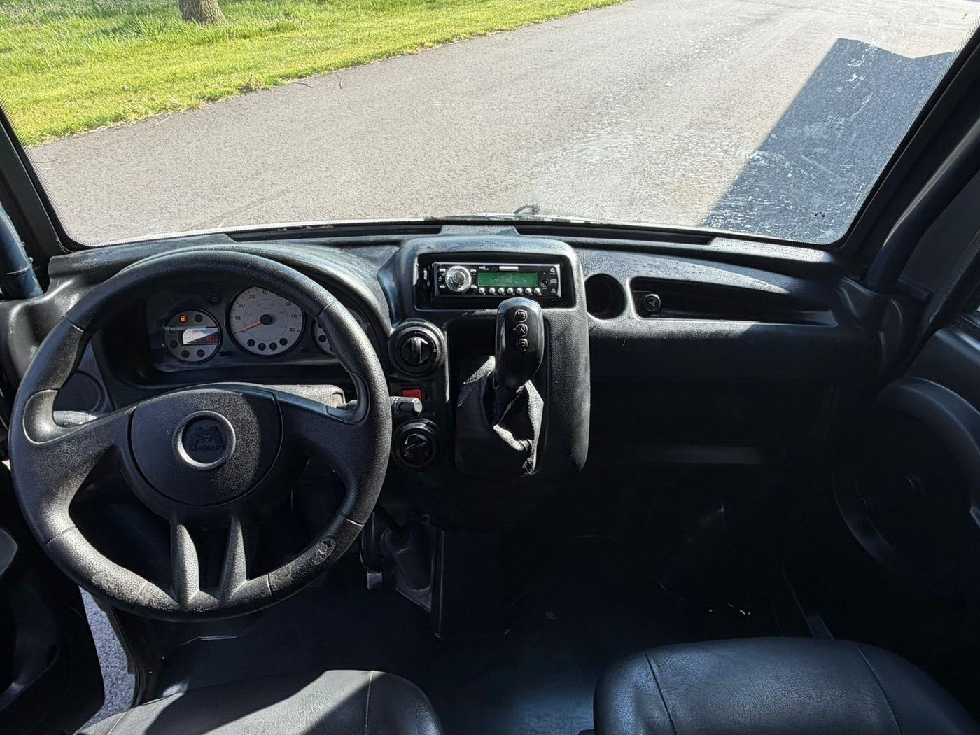Het dashboard.